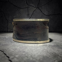 MARRONE CROCODILE SKIN RING