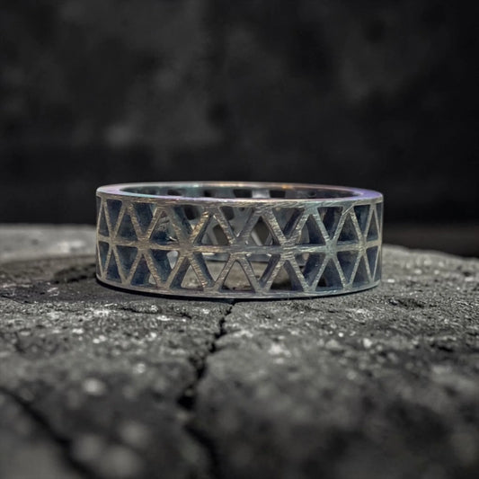 FLOWER OF LIFE RING HOLLOW
