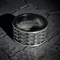 BRAIDED WIDE RING
