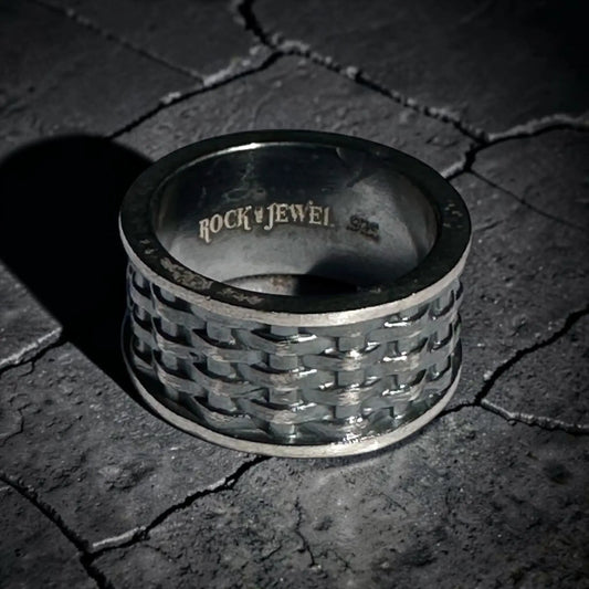 BRAIDED WIDE RING