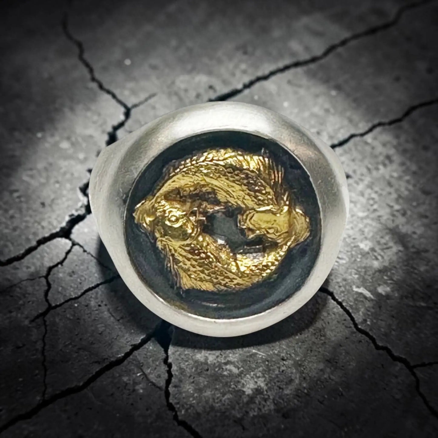 KOI FISH SEAL RING