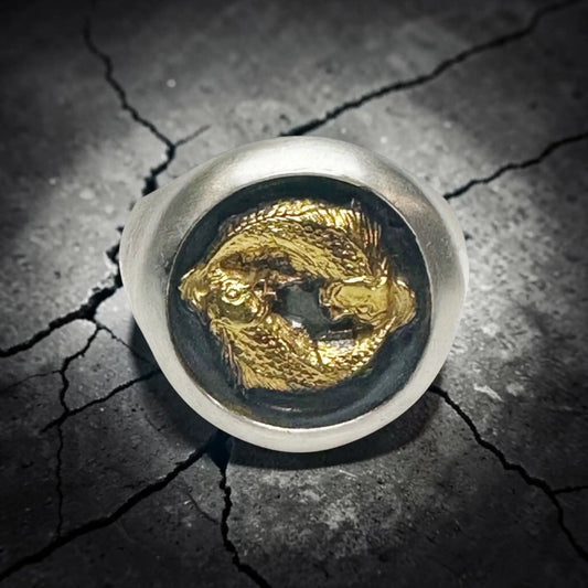 KOI FISH SEAL RING