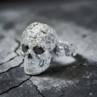 ROSE SKULL RING
