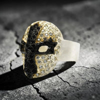 CROSS MASK LUCHA LIBRE (ZIRCONIA BLANCA)