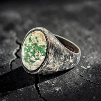 GREEN AGATHA RING