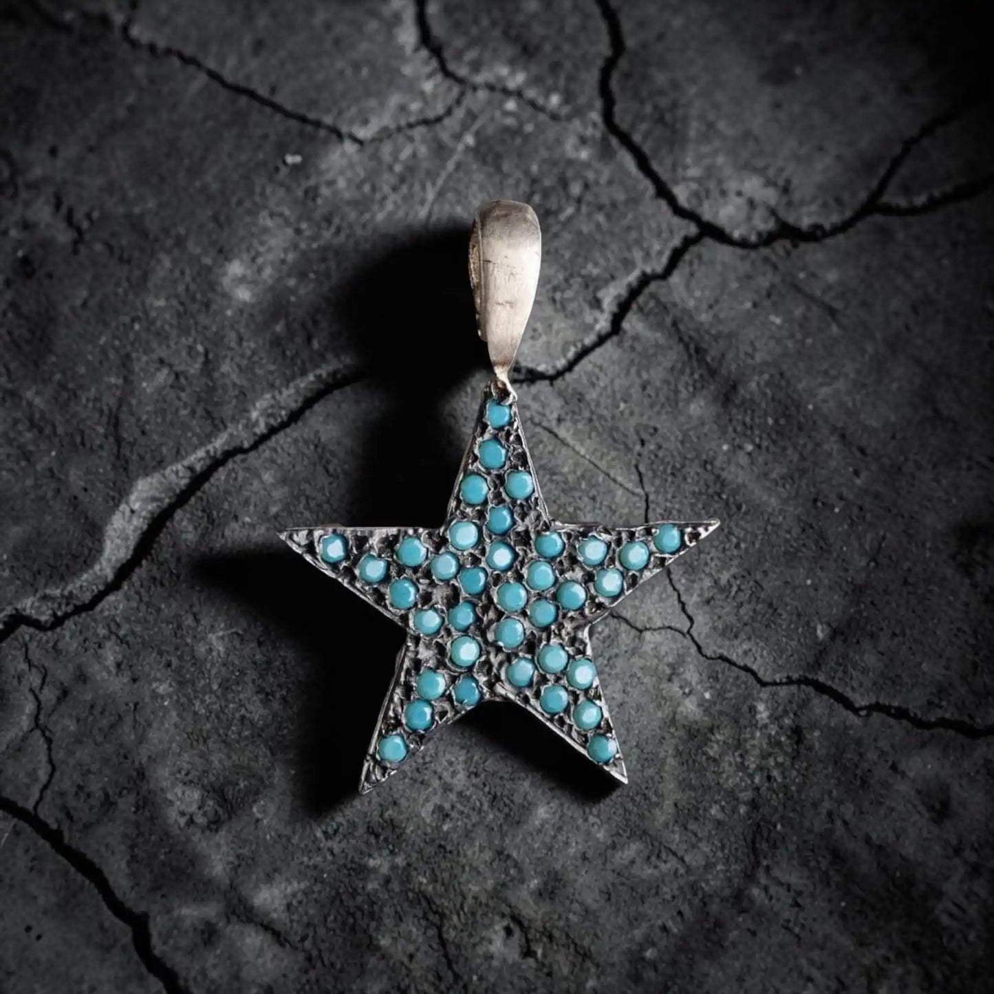 ROCK STAR SILVER MEDIUM (CON TURQUESA)