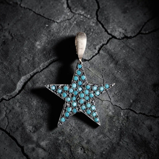 ROCK STAR SILVER MEDIUM (CON TURQUESA)