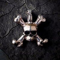 SKULL JOE CROSSBONE PENDANT