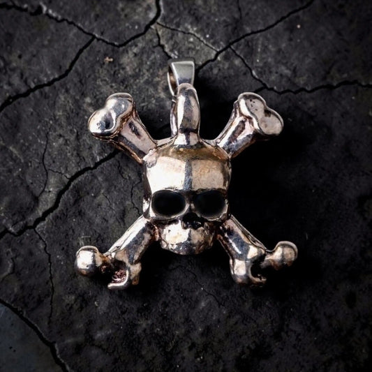 SKULL JOE CROSSBONE PENDANT