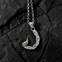 SCORPION TAIL ZIRCONIA NEGRA