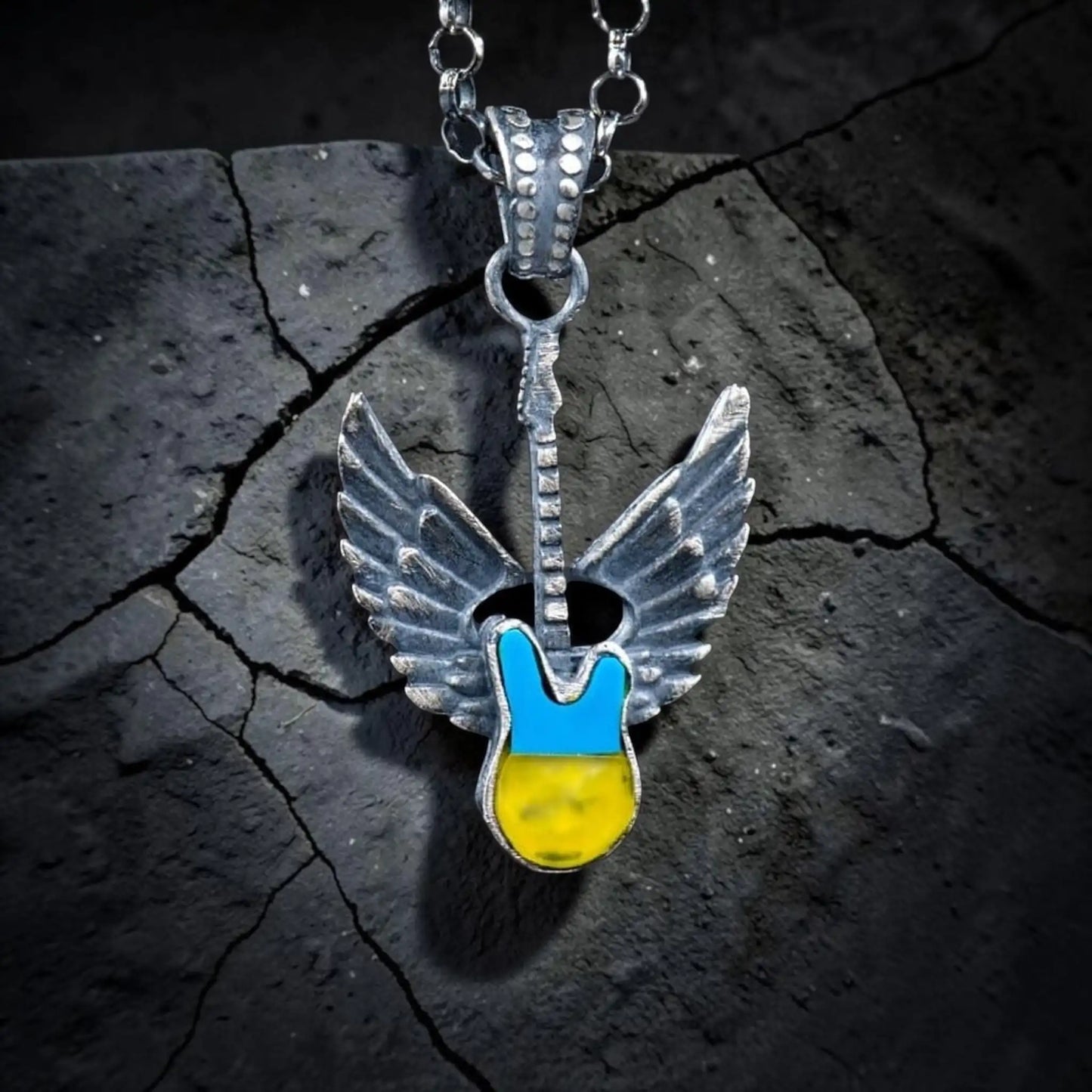 ANGEL ROCK GUITAR (TURQUOISE & CITRINE)