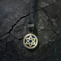 LEATHER AMULET 3D STAR