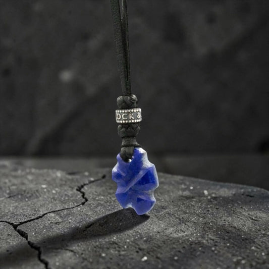STONE LEATHER NECKLACE II
