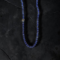 ONE SKULL LAPISLAZULI NECKLACE