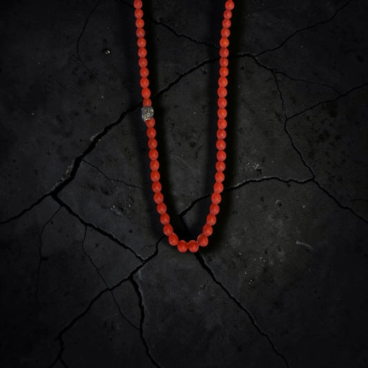 ONE SKULL ORANGE CORNALINE MATTE