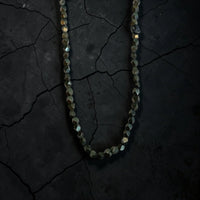 ONE SKULL PIRITE NECKLACE