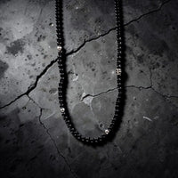 OBSIDIAN BEADS SKULL