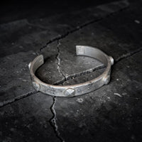 SILVER RIVETS CUFF