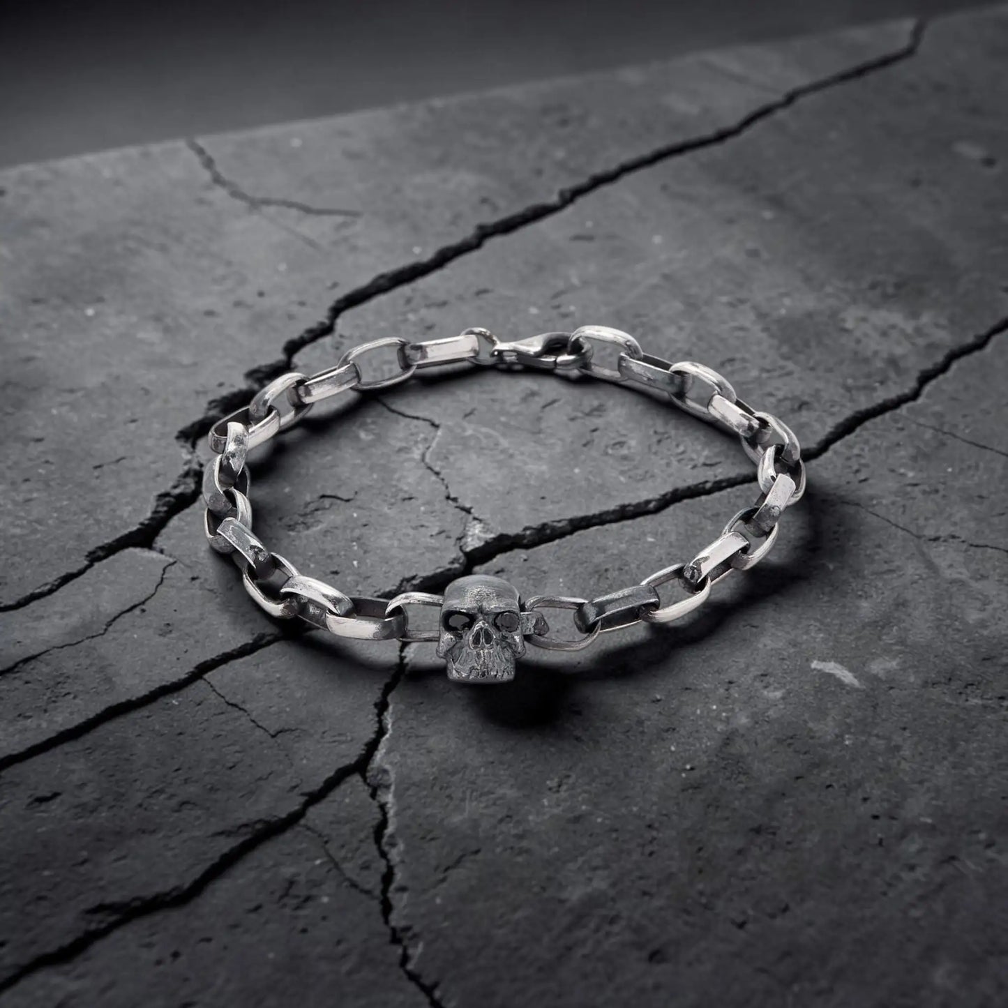 SKULL SILVER BRACELET