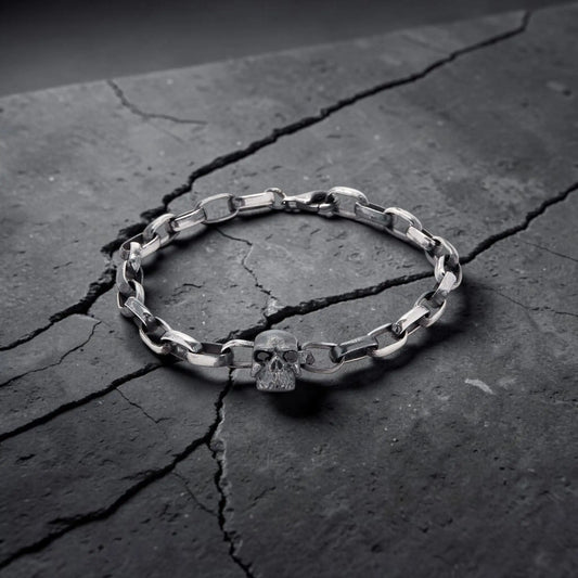 SKULL SILVER BRACELET