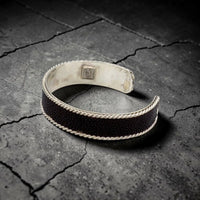 WINE STINGRAY SKIN CUFF WIDE