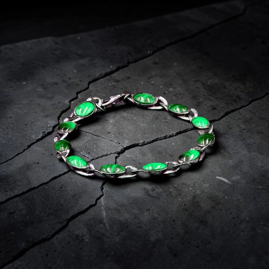 MALAQUITA OVAL BRACELET
