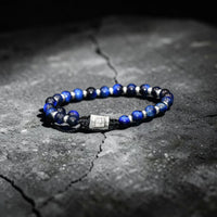 OJO DE TIGRE AZUL DONUT BRACELET