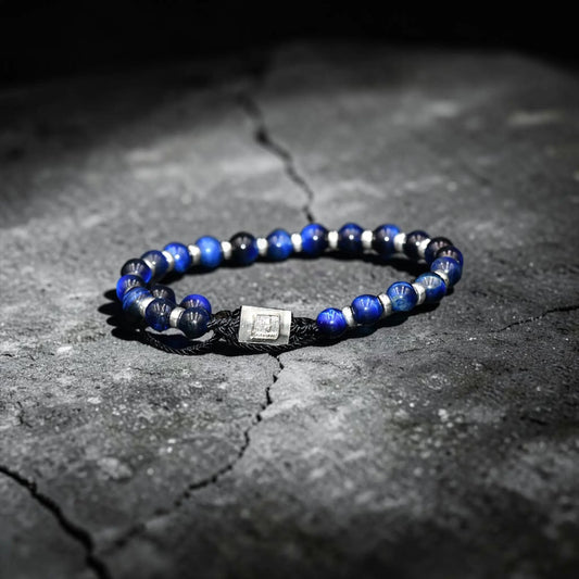 OJO DE TIGRE AZUL DONUT BRACELET