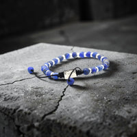 LAPISLAZULI MATTE DONUT BRACELET