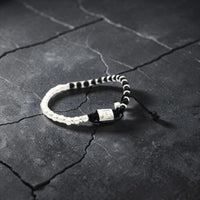 PEARL ONIX DONUT BRACELET