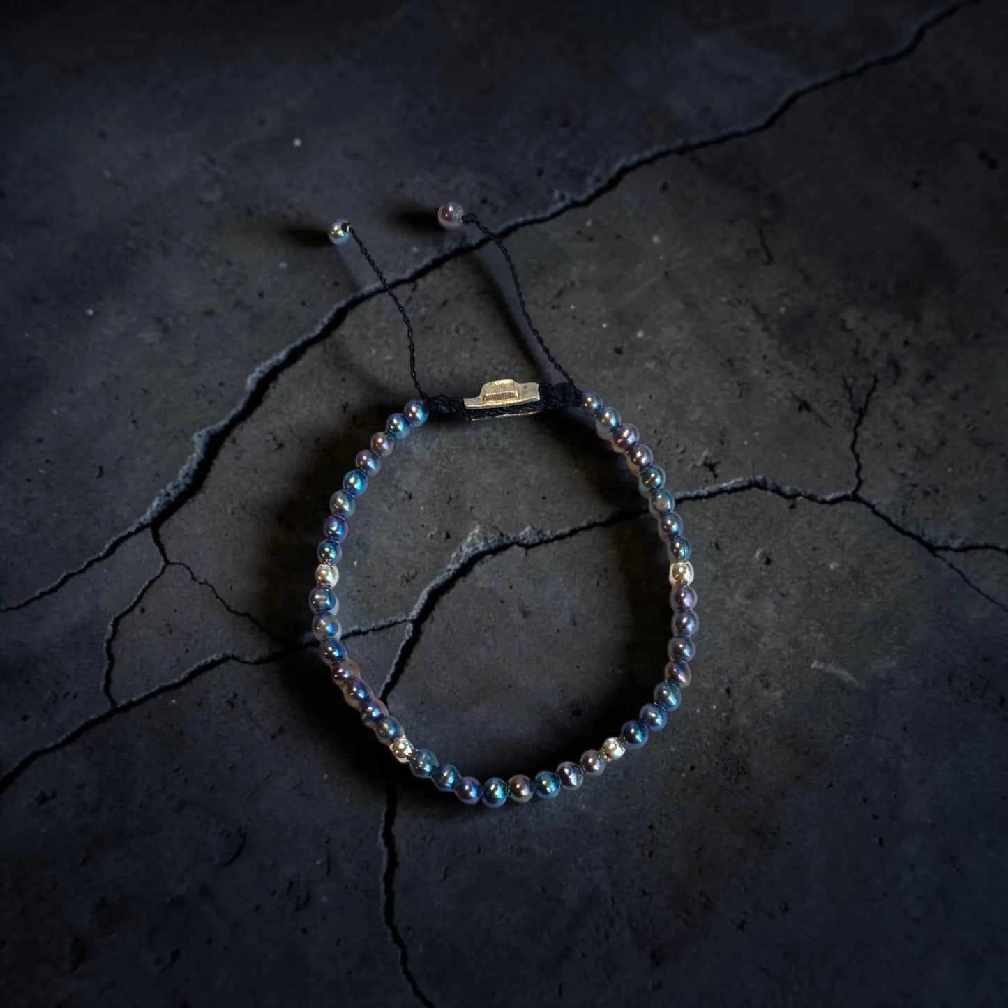 5 BALL RAINBOW PEARL BRACELET
