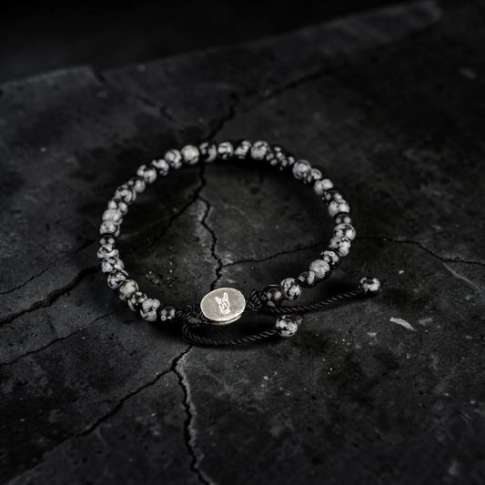 GRAY OBSIDIAN BRACELET