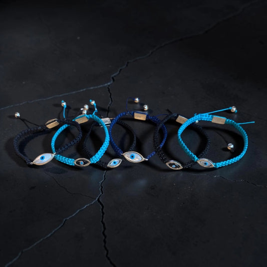 SHAPE EYE BRAIDED BRACELET