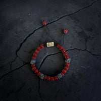 5 SKULLS CORNALINA ROJA