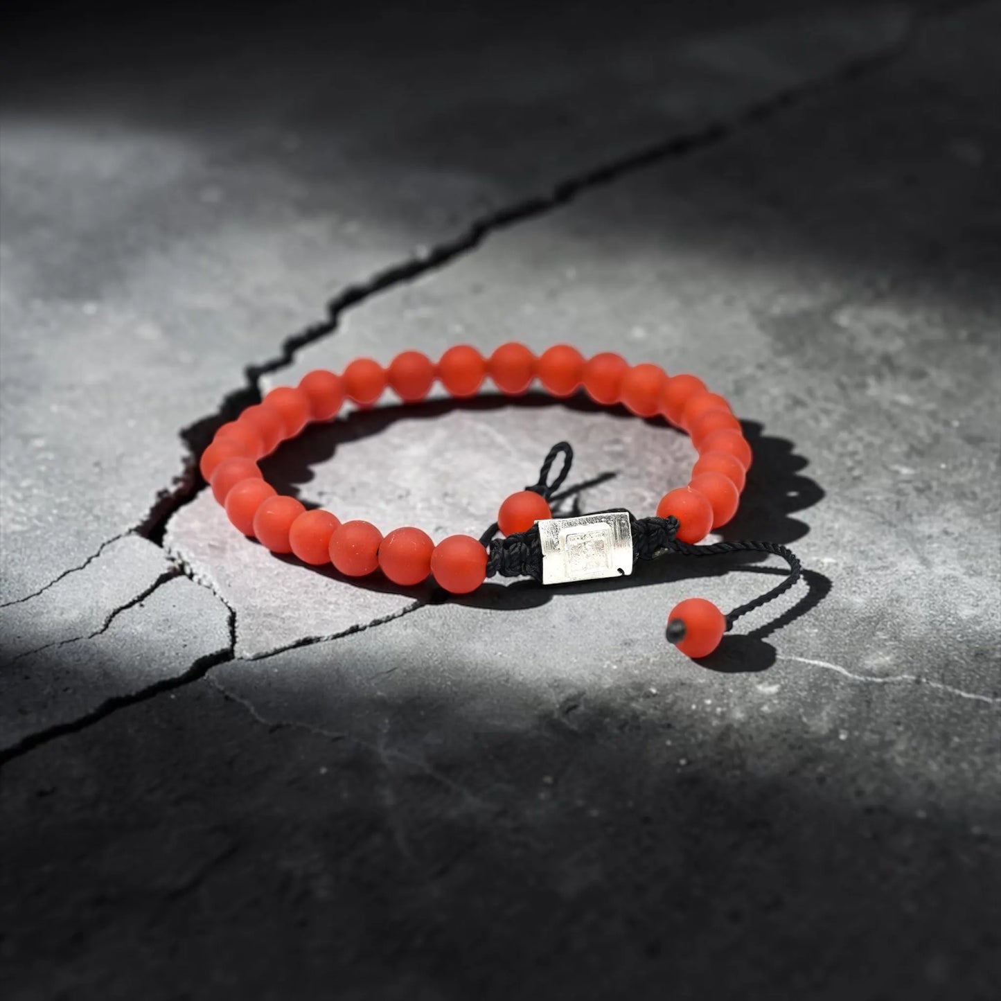 RED CORNALINE MATTE BRACELET