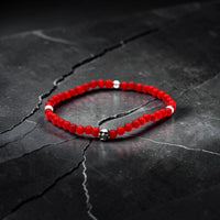 ONE SKULL RED STONE ELASTIC
