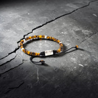 5 BALL OJO DE TIGRE MATTE BRACELET