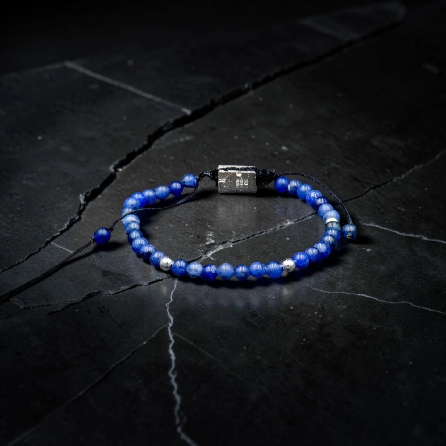 5 BALL SODALITE BRACELET