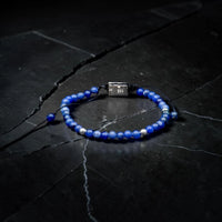 5 BALL SODALITE BRACELET