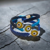 COLOR EYE BRAIDED BRACELET