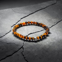 ONE SKULL TIGER EYE ELASTIC