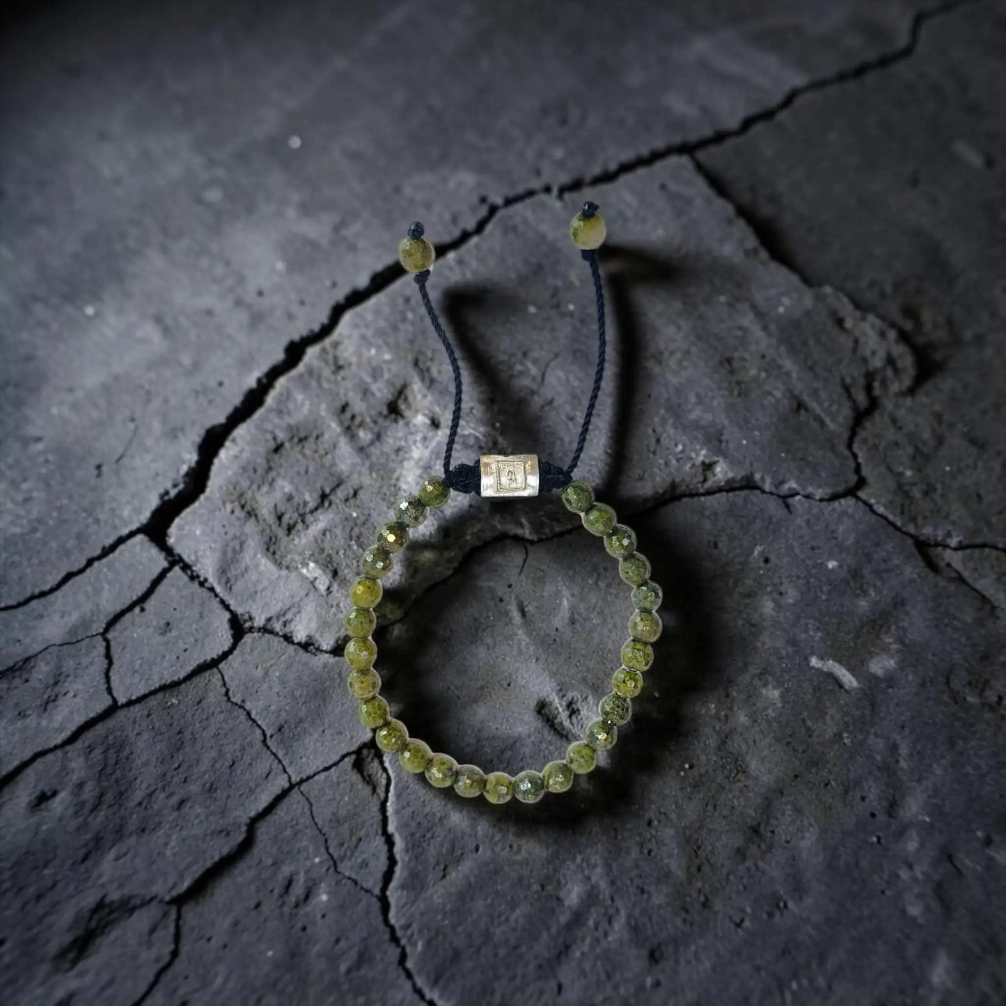 GREEN PIRITE BRACELET