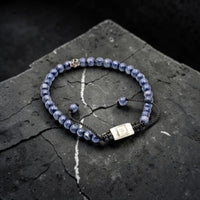 ONE SKULL LAPISLAZULI BRACELET