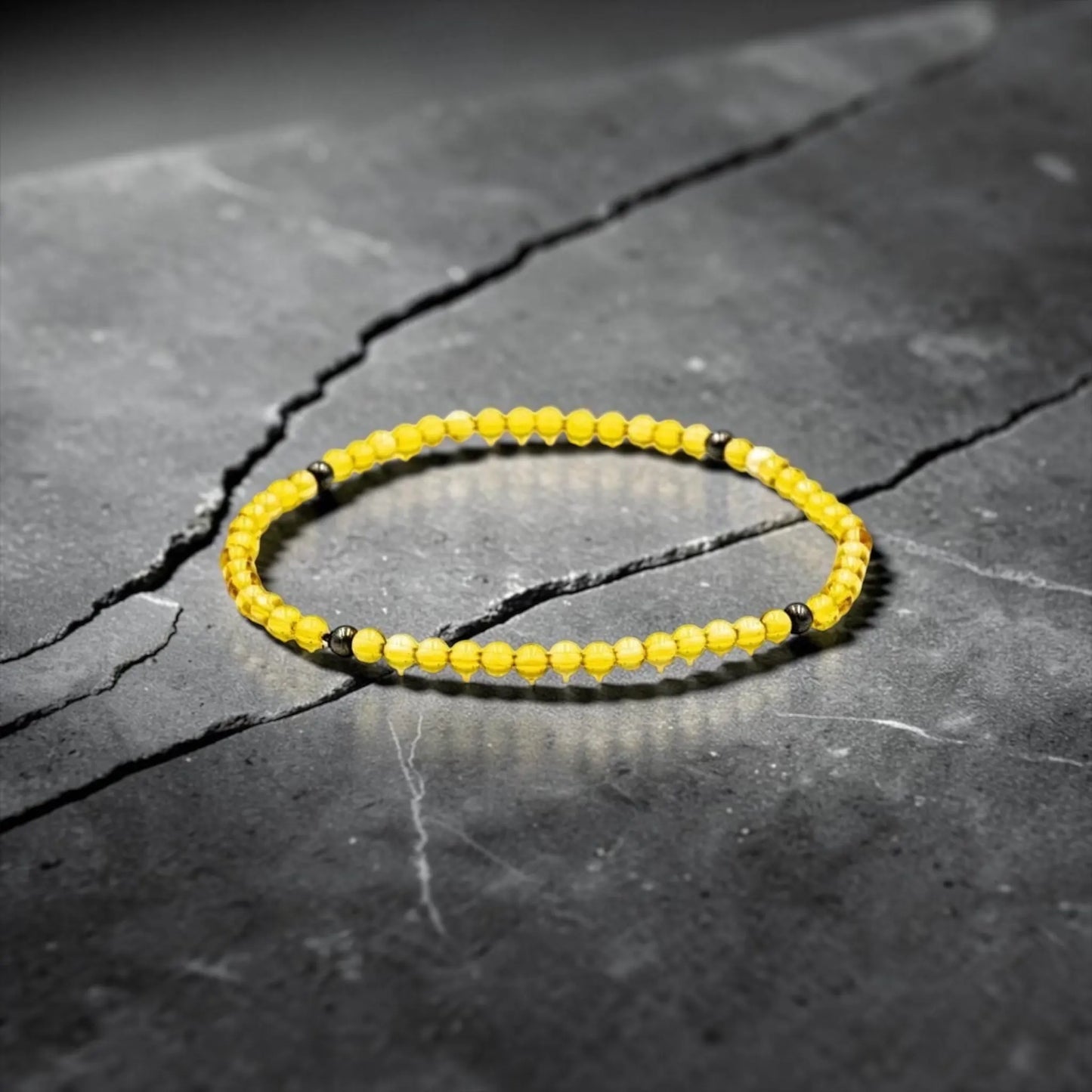 4 BALL CITRINE BRACELET
