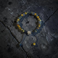 5 SKULLS GOLDEN TIGER EYE