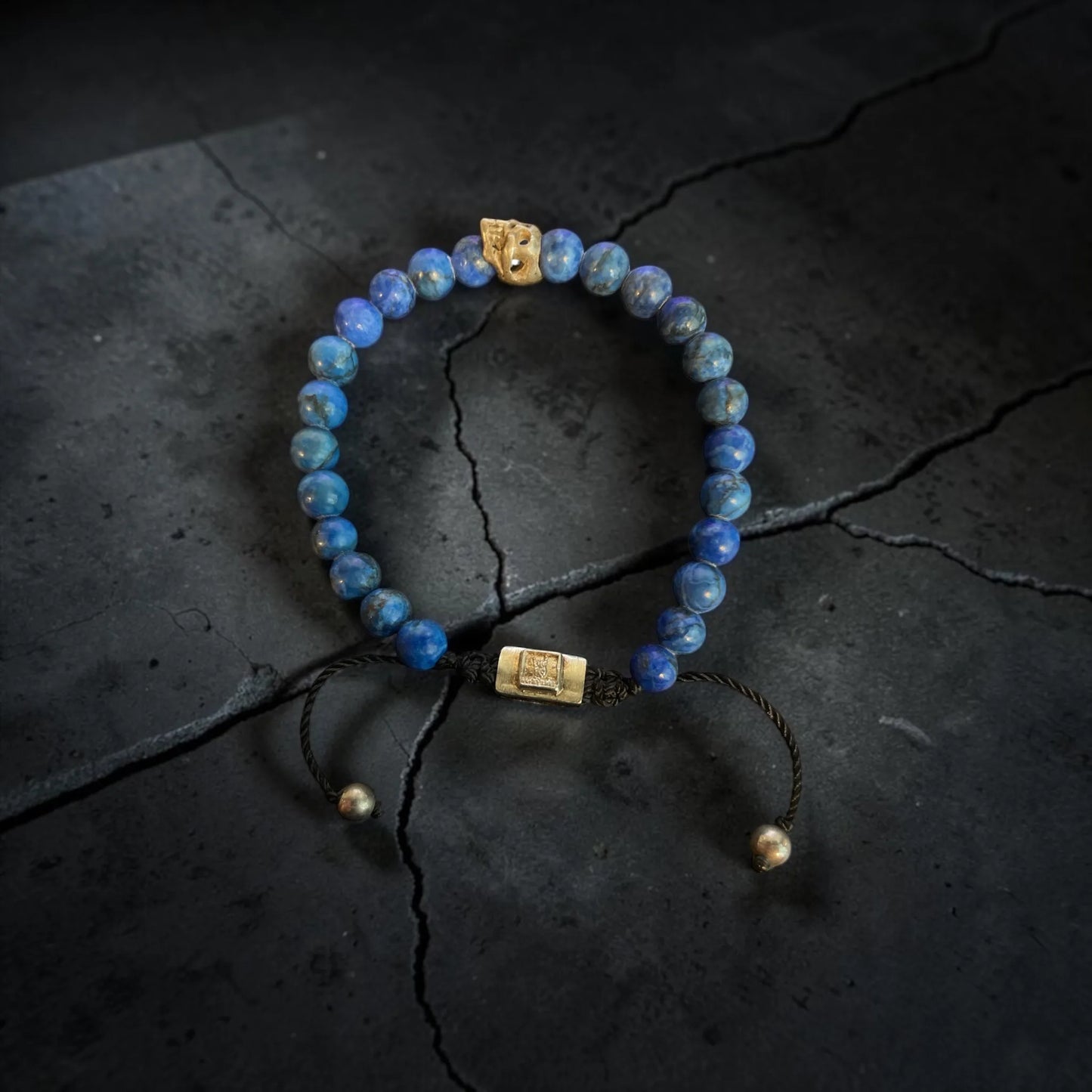 ONE SKULL TURQUESA AZUL BRACELET