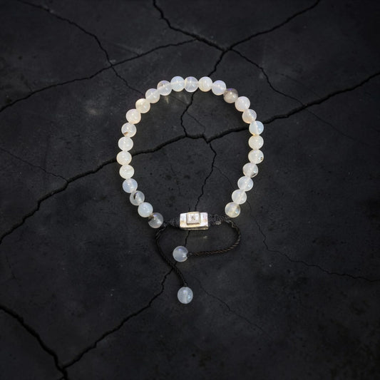 WHITE AGATHA BRACELET