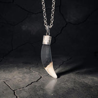 WHITE & BROWN TUSK