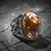 KING SALOMON COPPER STONE RING