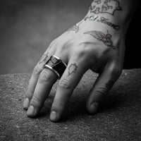 CROCODILE SKIN RING